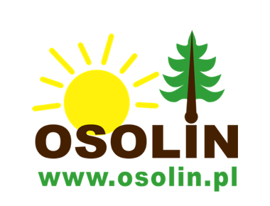 Logo Osolina (słońce i sosna)